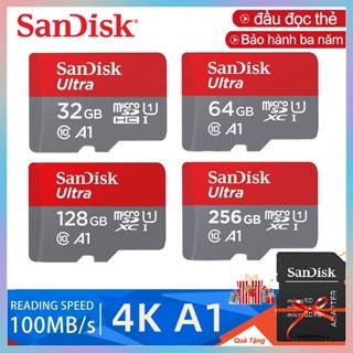 Thẻ Nhớ Sandisk Chính Hãng 32GB/64GB/128GB thẻ sd tốc độ cao SDHC dùng điện thoại máy ảnh Camera 100MB/S