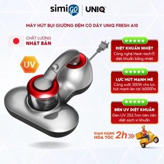 Máy hút bụi giường đệm nệm UNIQ Fresh A10 đèn UV diệt sạch vi khuẩn ga sofa lông có dây 4m cao cấp cầm tay mini đa năng