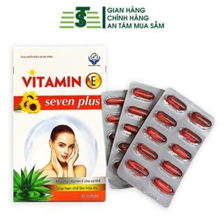 Viên Uống Đẹp Da Chống Oxy Hóa Và Ngăn Ngừa Lão Hóa Da Vitamin E Seven Plus Chính Hãng