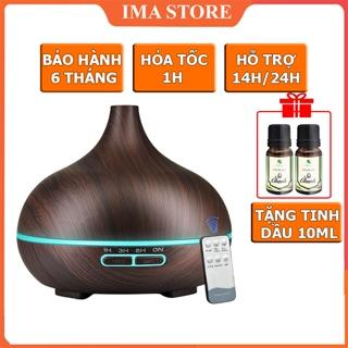 Máy xông tinh dầu phun sương tạo ẩm khuếch tán tinh dầu MKT15V dung tích 550ml tự ngắt khi hết nước bù ẩm phòng điều hòa