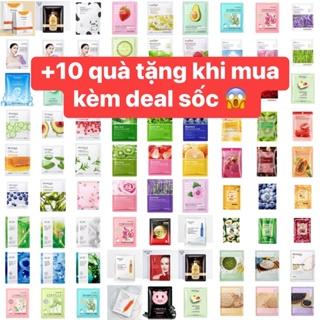 [25-50 MẪU] COMBO 50 mặt nạ giấy dưỡng ẩm serum trái cây BIOAQUA collagen dưỡng da, mặt nạ nội địa trung giảm mụn IMAGES