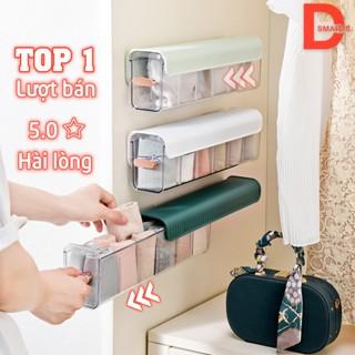 Hộp đựng đồ lót tất vớ đa năng thiết kế treo tường tiện lợi