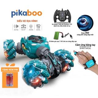 Xe điều khiển từ xa Pikaboo, xe địa hình điều khiển từ xa bằng cử động tay và tay cầm xoay 360 độ có nhạc và đèn cao cấp