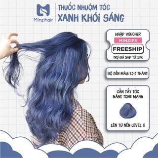 Thuốc Nhuộm Tóc Màu Xanh Khói Sáng - Smoky Blue