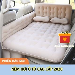 Đệm Hơi Ô Tô Tiện Dụng Cao Cấp PHIÊN BẢN MỚI cho Xe Hơi 4 đến 7 chỗ (vải nhung, chân nệm rời, tựa lưng, chặn trẻ em)