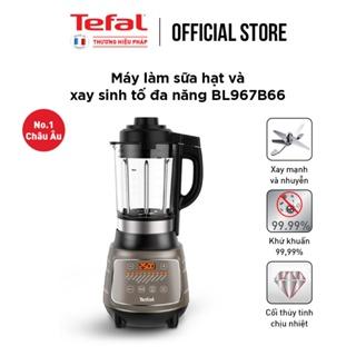 [Mã ELMALL6 giảm 6% đơn 300K] Máy làm sữa hạt, xay và nấu đa năng Tefal BL967B66, 1300W, 1.75L - BH 2 năm