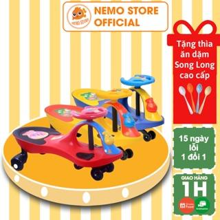 Xe lắc cho bé có nhạc cỡ đại cho bé chòi chân Song Long cao cấp Nemo Store
