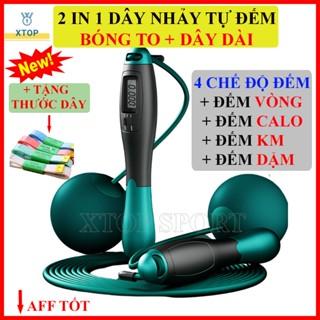 Dây Nhảy Không Dây Tự Đếm Vòng,Calo. Dây nhảy giảm cân hỗ trợ luyện tập thể dục T110