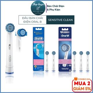 Đầu Bàn Chải Điện Oral-B Braun - Đầu Thay Thế Oral B Sensitive Clean - Lông chải siêu mềm cho răng nhạy cảm