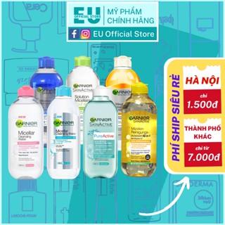 [Loại 400ml] Nước Tẩy Trang Micellar Garnier Hồng/ Vàng/ Xanh Skinactive Cleansing Water