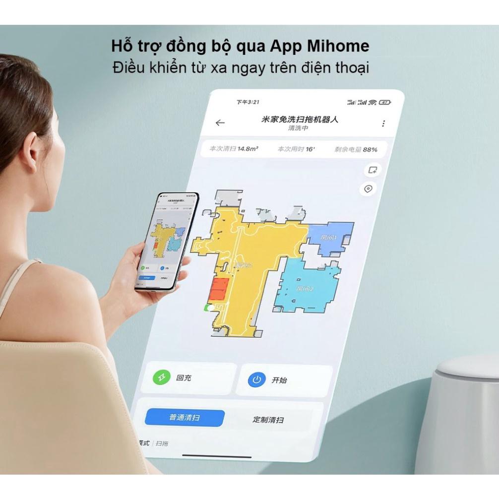 Robot hút bụi Xiaomi có thể làm sạch được góc cạnh hay không?