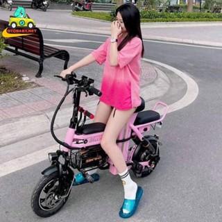 Xe đạp điện mini hotgirl gấp gọn 3 yên cao cấp thương hiệu THELI mẫu mới 2022