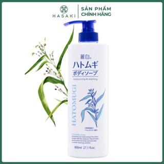 Sữa Tắm Dưỡng Sáng Da HATOMUGI Moisturizing & Washing 800ml Hasaki Sản phẩm chính hãng