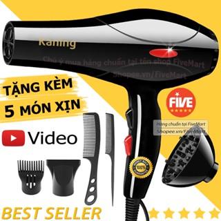 Máy sấy tóc KANING sấy hai chiều tạo kiểu dễ dàng tặng kèm bộ 1 - 3 hoặc 5 phụ kiện tùy phân loại máy sấy