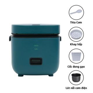 Nồi cơm điện mini Tiroshi JWT-6661B dành cho 1 đến 2 người ăn, nồi cơm gạo lứt, nấu cháo cho bé ăn dặm