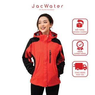 Áo khoác gió nam nữ 2 lớp chống nắng nước form rộng, phối màu du lịch thể thao JACWATER V350