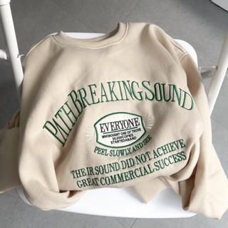 Áo sweater nỉ bông BREAKING dày dặn, áo khoác nỉ nữ form đẹp - hoakieushop189