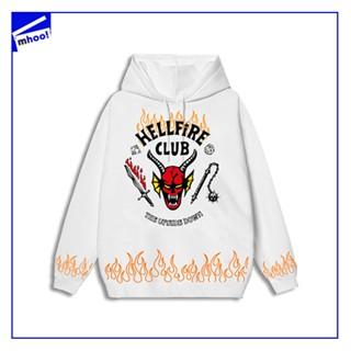 Áo khoác nỉ hoodie Hell Fire Club phim Stranger Things form rộng