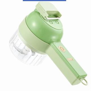 Máy xay đa năng cầm tay 4in1, máy cắt thái hành tỏi ớt kèm chổi vệ sinh cọ rửa siêu tiện lợi dùng cho nhà bếp