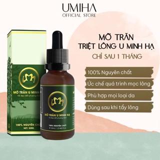 Mỡ Trăn Triệt Lông U Minh Hạ (10/30ML) Nguyên Chất Umiha Organic | Dùng Cho Chân Tay Nách Và Vùng Kín An Toàn Hiệu Quả