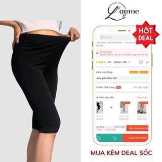 Quần legging bầu cạp chun hè chất liệu thoáng mát thiết kế bởi LAMME