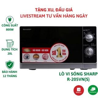 Lò Vi Sóng Sharp 20L không nướng R-205VN(S) - Hàng chính hãng