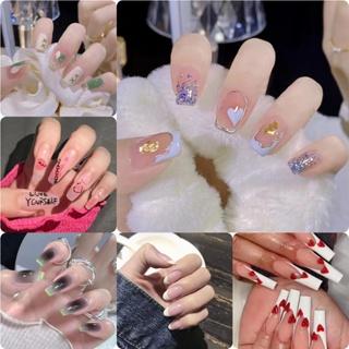 Set 24 Móng Tay Giả Trang Trí Nghệ Thuật DIY