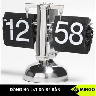 Đồng hồ lật số để bàn trang trí phong cách cổ điển Flip Clock [Ảnh thật]
