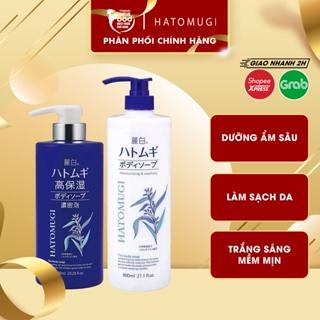 Sữa Tắm Dưỡng Trắng Da, Dưỡng Ẩm Hatomugi Nhật Bản