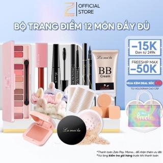 Bộ trang điểm Lameila 12 món đầy đủ tiện lợi bộ trang điểm cá nhân cao cấp ZENTOP