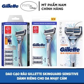 Bộ Dao cạo râu cao cấp thay lưỡi Gillette Fusion Skinguard dành cho da nhạy cảm