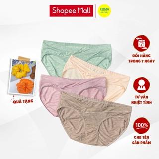 Quần lót bầu và sau sinh FOCHI cạp chéo chất cotton bigsize co giãn, thoáng khí, thấm hút mồ hôi QLA004