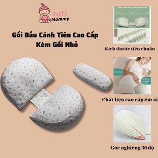 Gối bầu cánh tiên kê bụng cho bà bầu giảm đau lưng Tutimommy