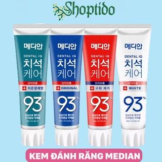 Kem đánh răng Hàn Quốc trắng răng MEDIAN DENTAL IQ 93% 120g sáng bóng NCC Shoptido