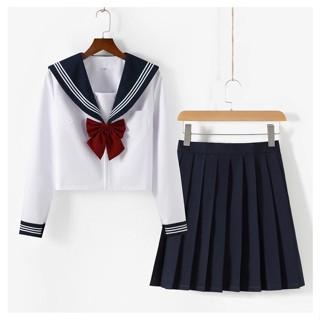 [CÓ SẴN] SEI001 - Đồng Phục Học Sinh Nhật Bản Cosplay JK Seifuku Xanh Than