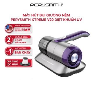 [Mã ELMALL5 giảm 5% đơn 300K] Máy hút bụi giường nệm diệt khuẩn UV PerySmith XTREME V20 không dây cầm tay