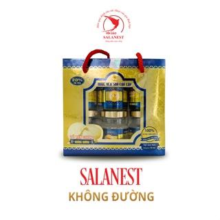 Salanest - Nước Yến Sào Salanest Chưng KHÔNG ĐƯỜNG Cấp 20% Yến Nguyên Chất - Hộp Tiết Kiệm