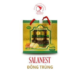 Salanest Nước Yến Sào Chưng đông trùng hạ thảo 20% yến tươi cao cấp Hộp Tiệt Kiệm