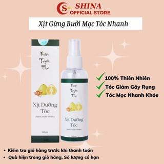 Tinh Dầu Gừng Bưởi Xịt DưỡngTóc Nhược Tuyết Phù, Giảm/Ngăn Ngừa Rụng Tóc, Kích Thích Mọc Tóc Hiệu Quả,Chai 100ml