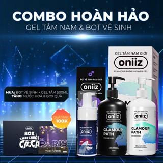 Combo hoàn hảo Bọt vệ sinh nam giới, Sữa tắm hương nước hoa Oniiz - Quà tặng nước hoa dùng thử