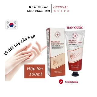 Kem dưỡng da tay chân, kem ốc sên Hàn Quốc dưỡng trắng, làm mềm tay MEDIBEAU SNAIL HAND CREAM 100ml – NT Minh Châu