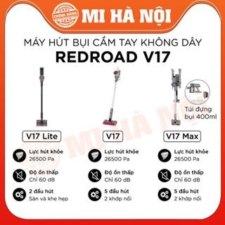 Máy hút bụi không dây cầm tay Redroad V17/ Redroad V17 Max/ Redroad V17 lite – Lực hút vô địch Bảo hành 24 tháng