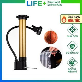 Bơm bóng,bơm tay, bơm cột khí gói hàng chống sốc mini cầm tay thân bằng kim loại chắc chắn
