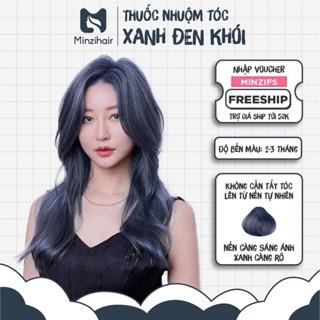Thuốc Nhuộm Tóc Xanh Dương Đen Khói | Không Cần Tẩy Tóc - Minzihair HN