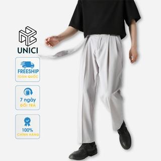 Quần baggy nam ống suông form rộng đai vải hàn cao cấp UNICI QD003
