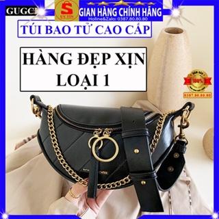 Túi bao tử nữ nam túi xách nữ đẹp cao cấp loại xịn đeo chéo đeo vai đi chơi đi học đi làm công sở dây xích da mềm xinh