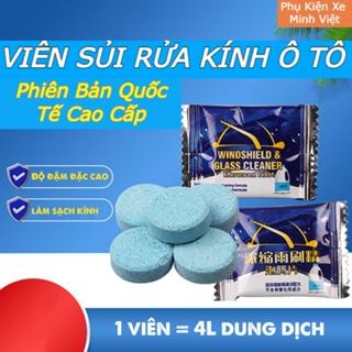 (Combo 50 ) Viên Sủi Rửa Kính Xe Ô tô - Viên Pha Nước Rửa Kính Xe - Làm Sạch Vết Bẩn Trên Kính -1Viên = 4 Lít