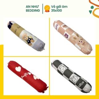 [Mã SKAMLS0512 giảm 20000 đơn 0Đ] Vỏ gối ôm💖35x100💖 vỏ gối, bao gối ôm cotton poly đơn giản An Như