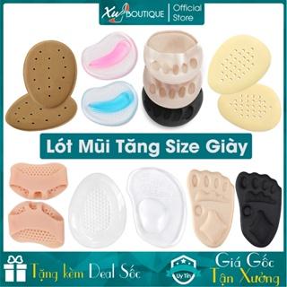 Miếng Lót Mũi Giày Tăng Size, Chống Đau Chân Silicon, Mút Vải (Cho Giày Cao Gót Nữ, Giầy Bệt, Giày Da Nam...)