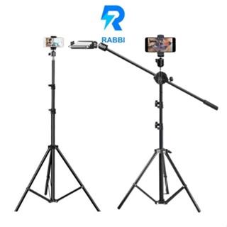 Giá đỡ điện thoại 3 chân tripod livestream kiêm đỡ điện thoại bằng sắt dài 2m1 - Chân đèn Linco Zenith 8806 nhập khẩu